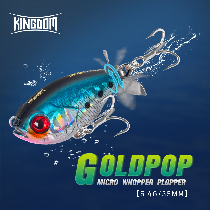 Fishing Lure Popper - Kingdom Propeller-señuelo de pesca Topwater Popper,