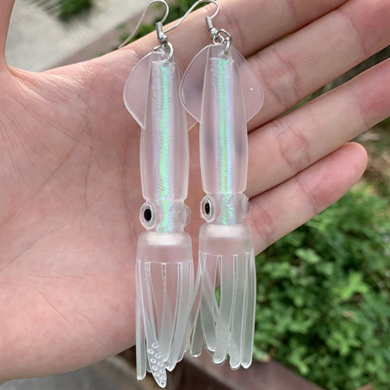 Fishing Lure Soft Plastic - Noctilucencia/tubo de Color, señuelo suave de