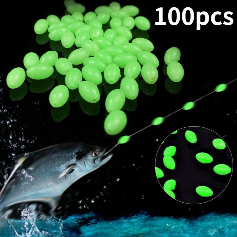 Fishing Lure Topwater - 100 unids/lote cuentas de pesca luminosas