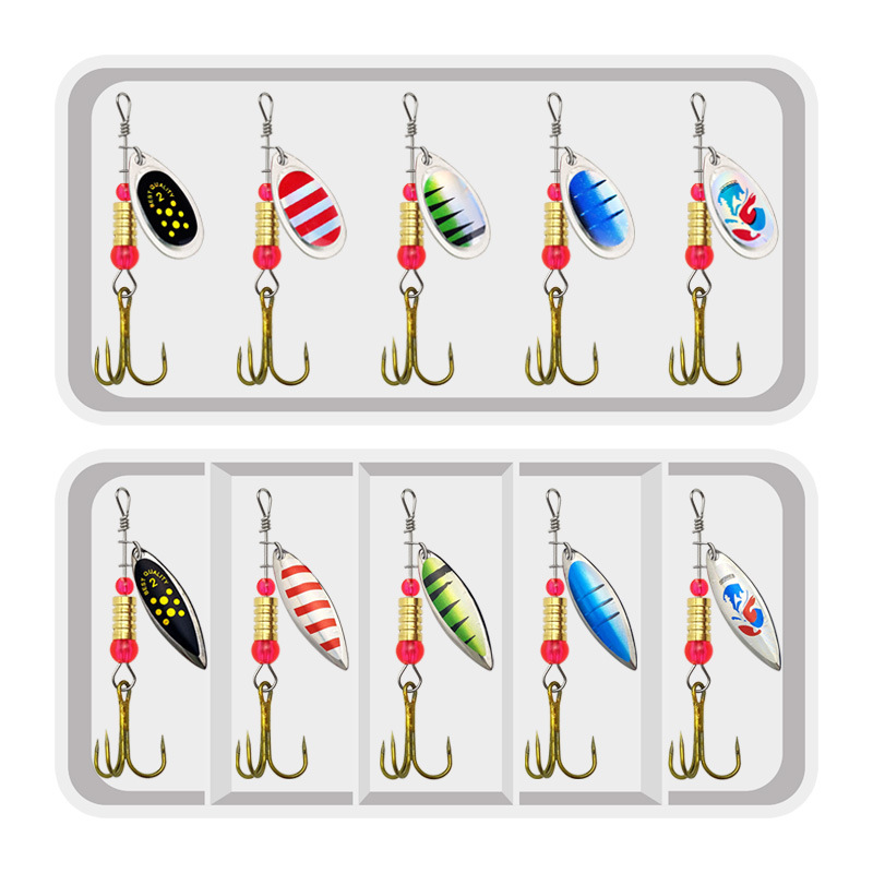 Fishing Lure Spinnerbait - Señuelo de pesca Spinner, cucharas giratorias,