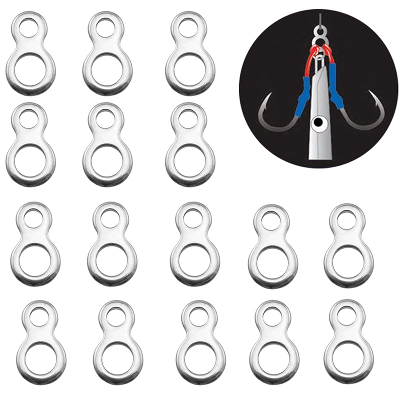 Fishing Lure Jig - Anillo sólido de pesca de acero