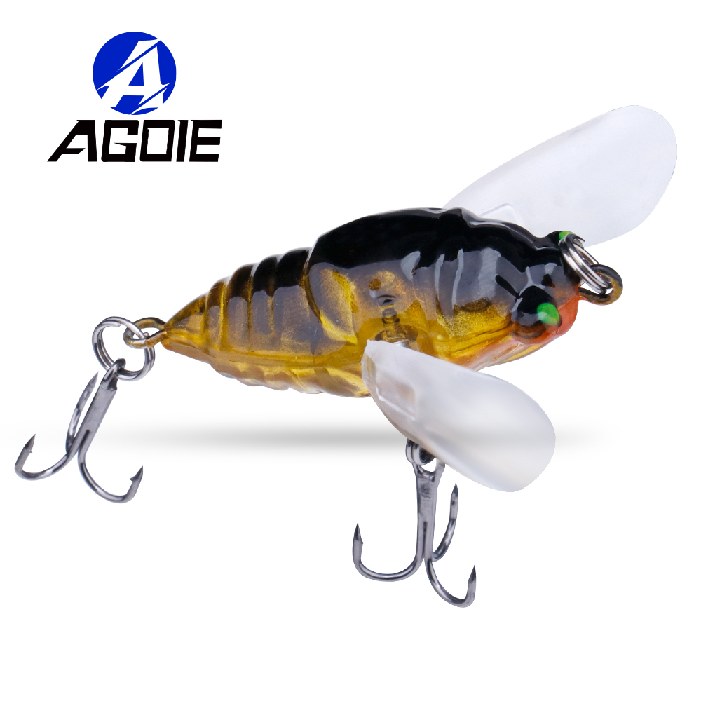 Fishing Lure Popper - Agoie-señuelo Popper Topwater con alas, cebo
