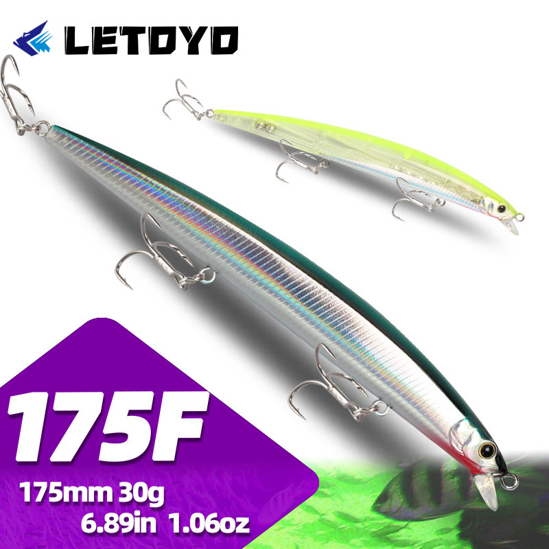 Fishing Lure Jerkbait - LETOYO Señuelo de Pesca Minnow de