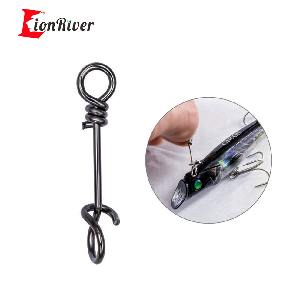 Fishing Lure Accessories - LIONRIVER 100 Uds Clips de resorte