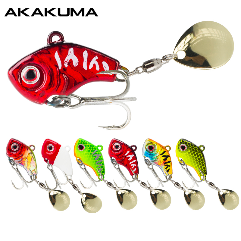 Fishing Lure Spinnerbait - 6 señuelos de pesca giratorios de