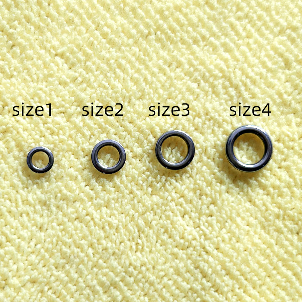 DNDYUJU 50 Uds. Anillo sólido  - Fishing Lure Accessories reseña y precio