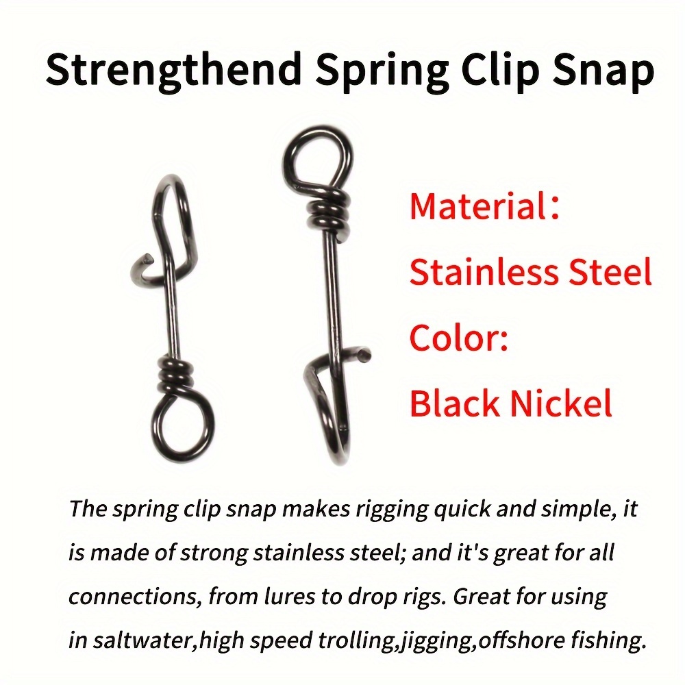 50 unidades de clips de resort - Fishing Lure Accessories reseña y precio