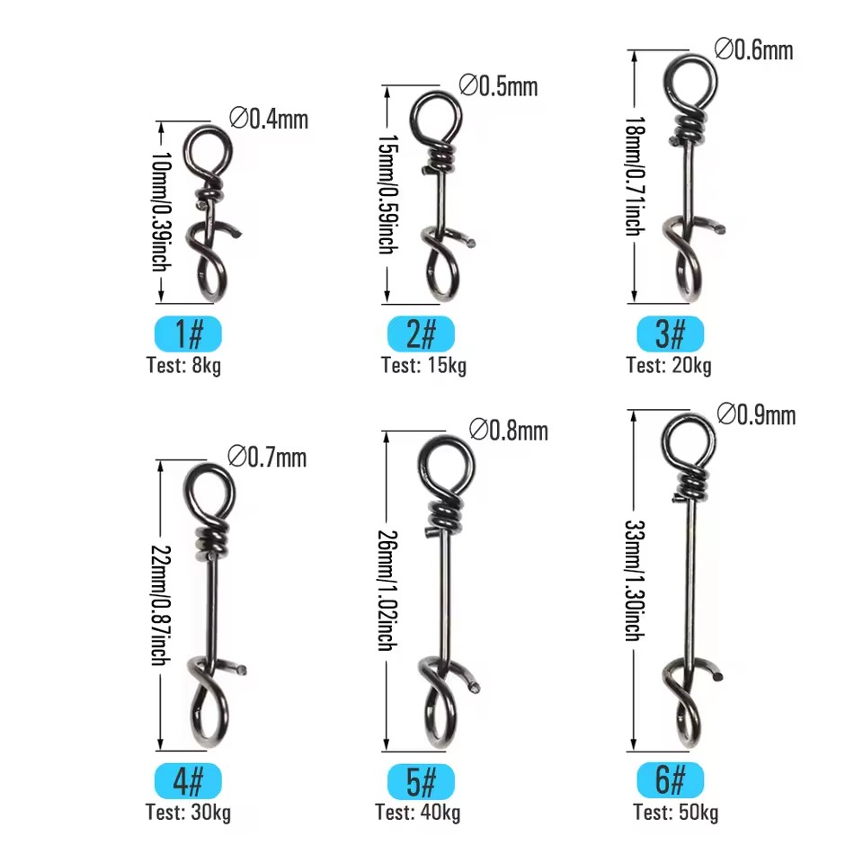 50 unidades de clips de resort - Fishing Lure Accessories reseña y precio