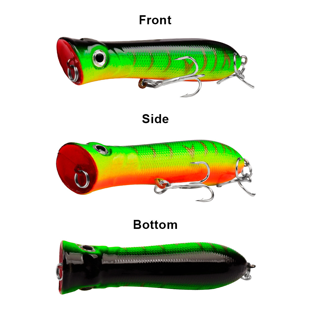 Topwater Popper Pesca en Agua  - Fishing Lure Popper reseña y precio