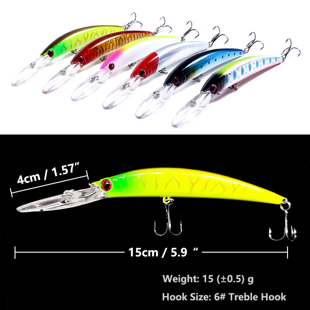1 Uds 15cm 15g Jerkbait de buc - Fishing Lure Jerkbait reseña y precio
