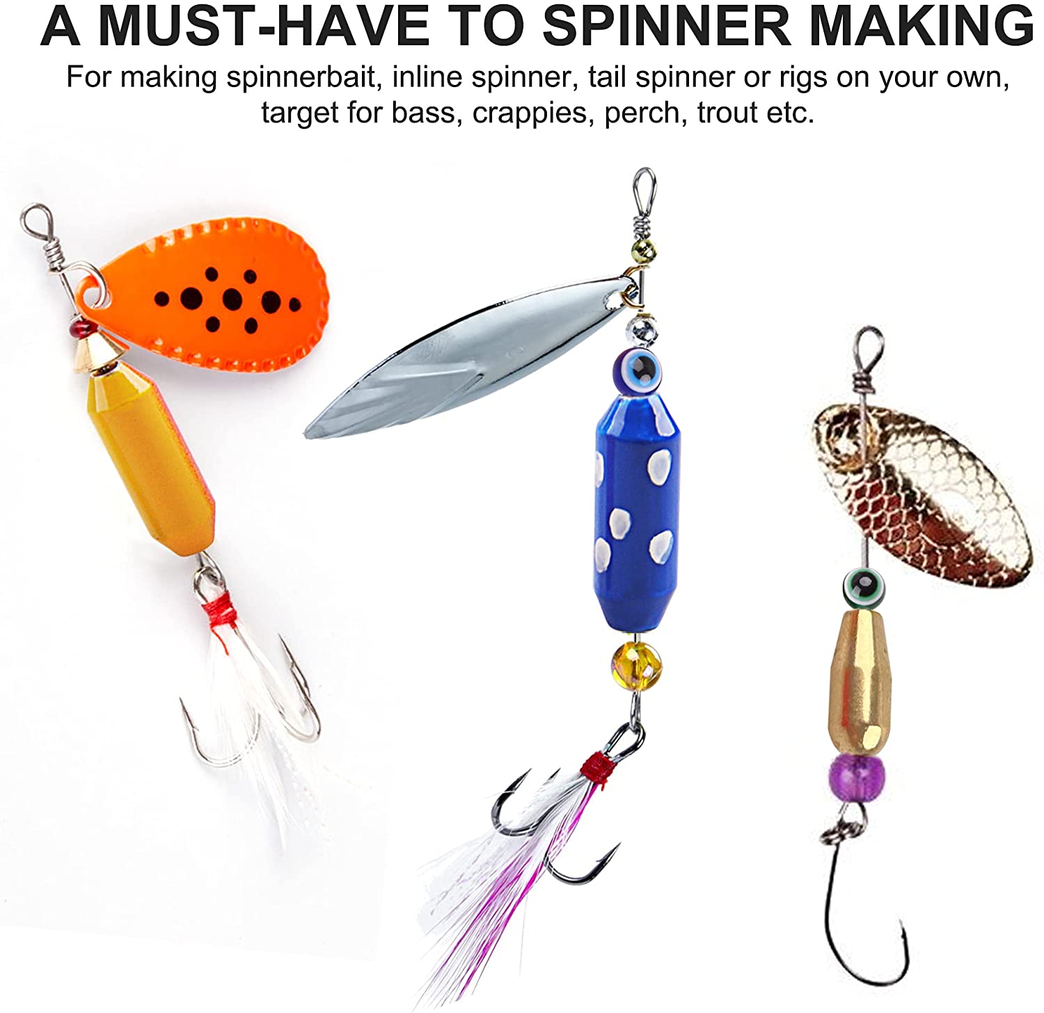 Cuerpos de señuelos giratorios - Fishing Lure Spinnerbait reseña y precio