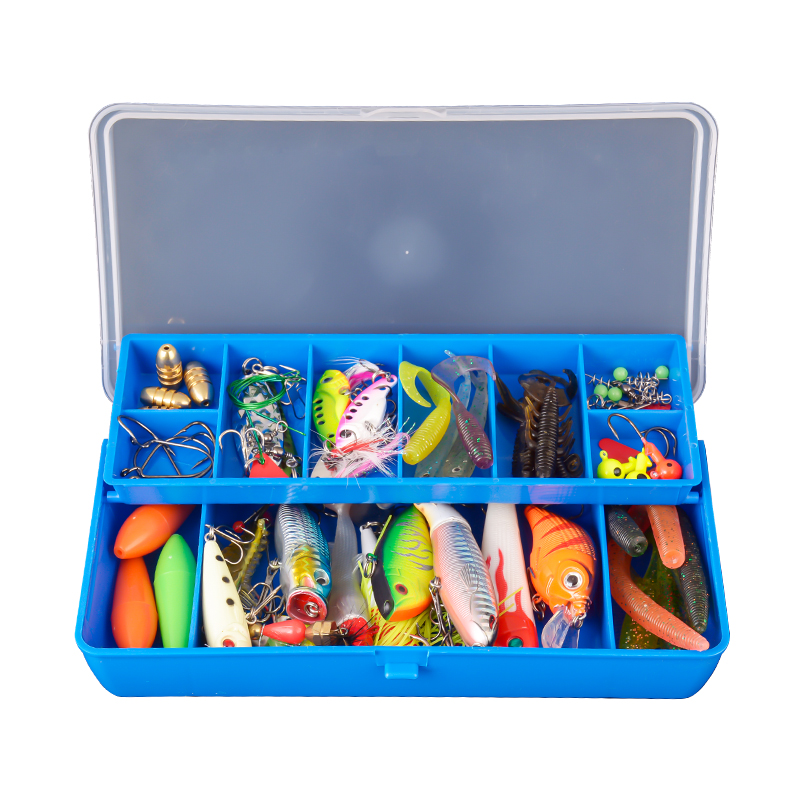 Caja de aparejos de pesca port - Fishing Lure Soft Plastic reseña y precio
