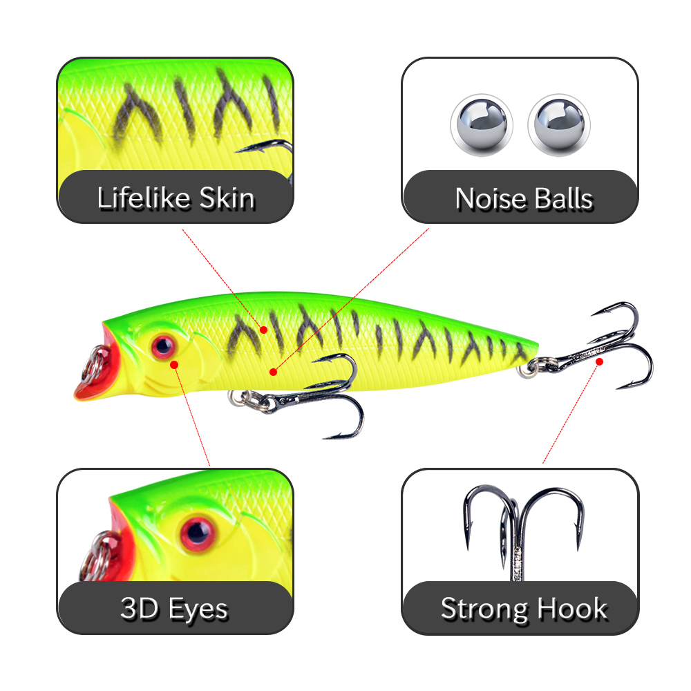 Señuelos de Pesca de alta cali - Fishing Lure Topwater reseña y precio