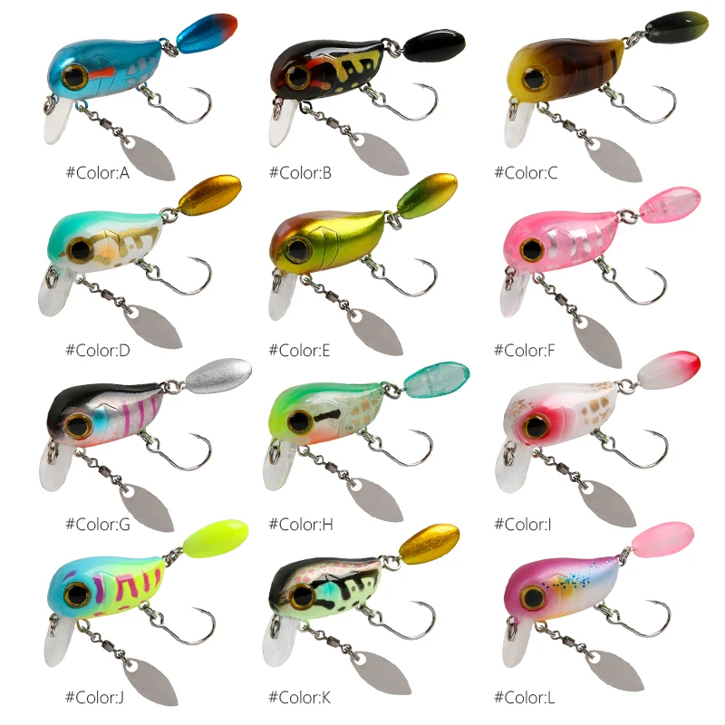 Micro Crankbaits flotantes, Se - Fishing Lure Topwater reseña y precio