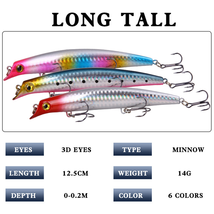 6 uds Crankbaits Señuelos de P - Fishing Lure Popper reseña y precio