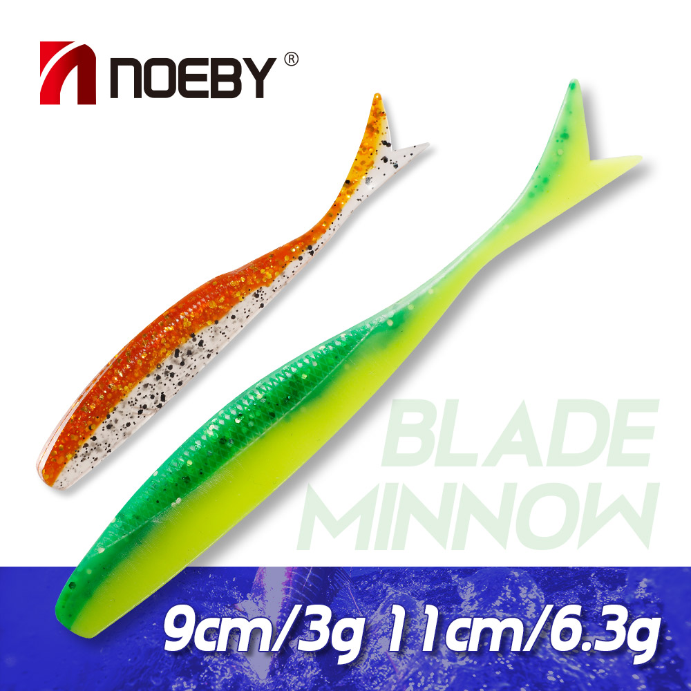 NOEBY-señuelo blando con hoja  - Fishing Lure Blade Bait reseña y precio