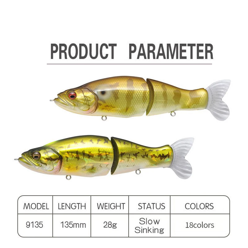 Señuelo de pesca Swimbait de 1 - Fishing Lure Jerkbait reseña y precio