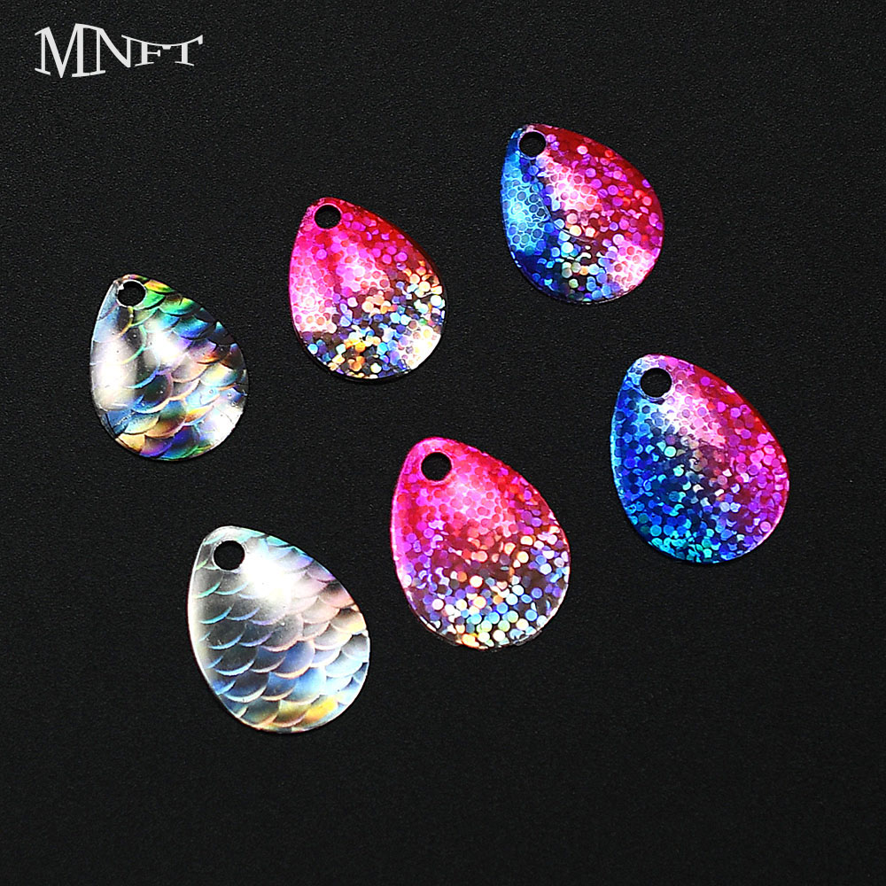 6 piezas de palas iridiscentes - Fishing Lure Blade Bait reseña y precio