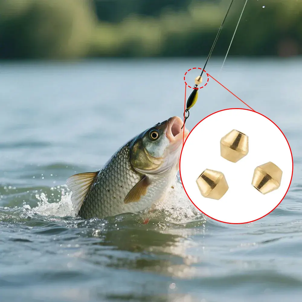 40 Uds DIY señuelo de latón cu - Fishing Lure Spinnerbait reseña y precio
