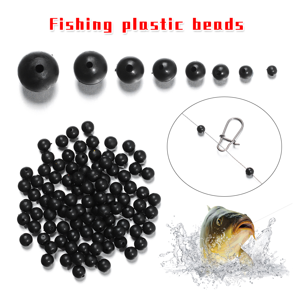 100 unids/lote cuentas de pesc - Fishing Lure Soft Plastic reseña y precio