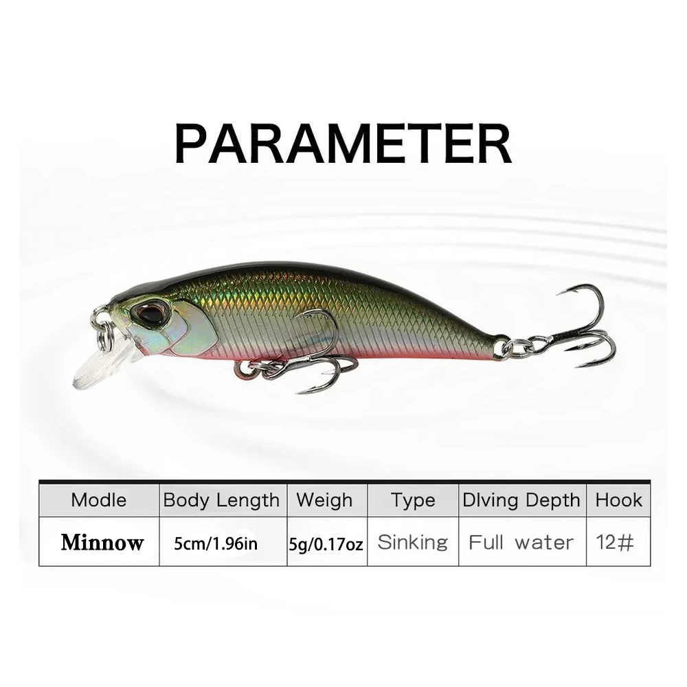 15 Uds. Señuelos de pesca de p - Fishing Lure Jerkbait reseña y precio