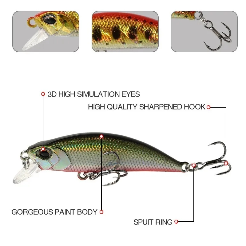 15 Uds. Señuelos de pesca de p - Fishing Lure Jerkbait reseña y precio