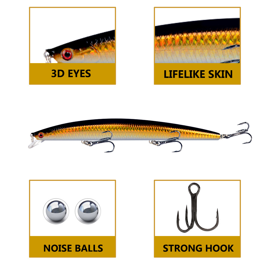 Señuelo de Pesca Minnow de 18c - Fishing Lure Crankbait reseña y precio