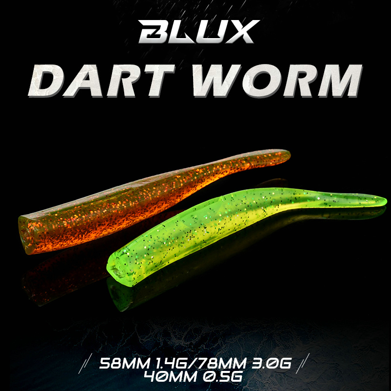 BLUX nuevo dardo gusano cebo s - Fishing Lure Soft Plastic reseña y precio