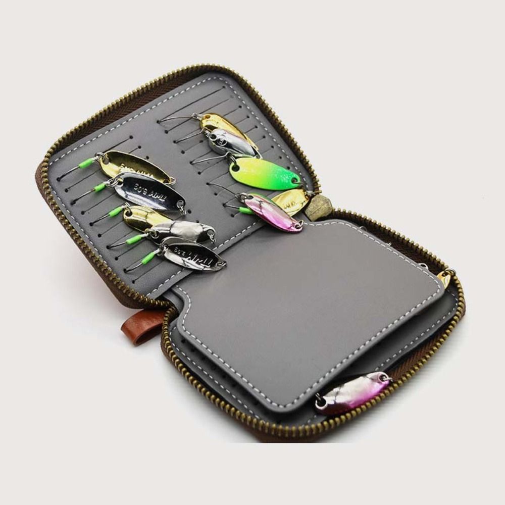 Estuche de Pesca de Cuero PU p - Fishing Lure Spinnerbait reseña y precio