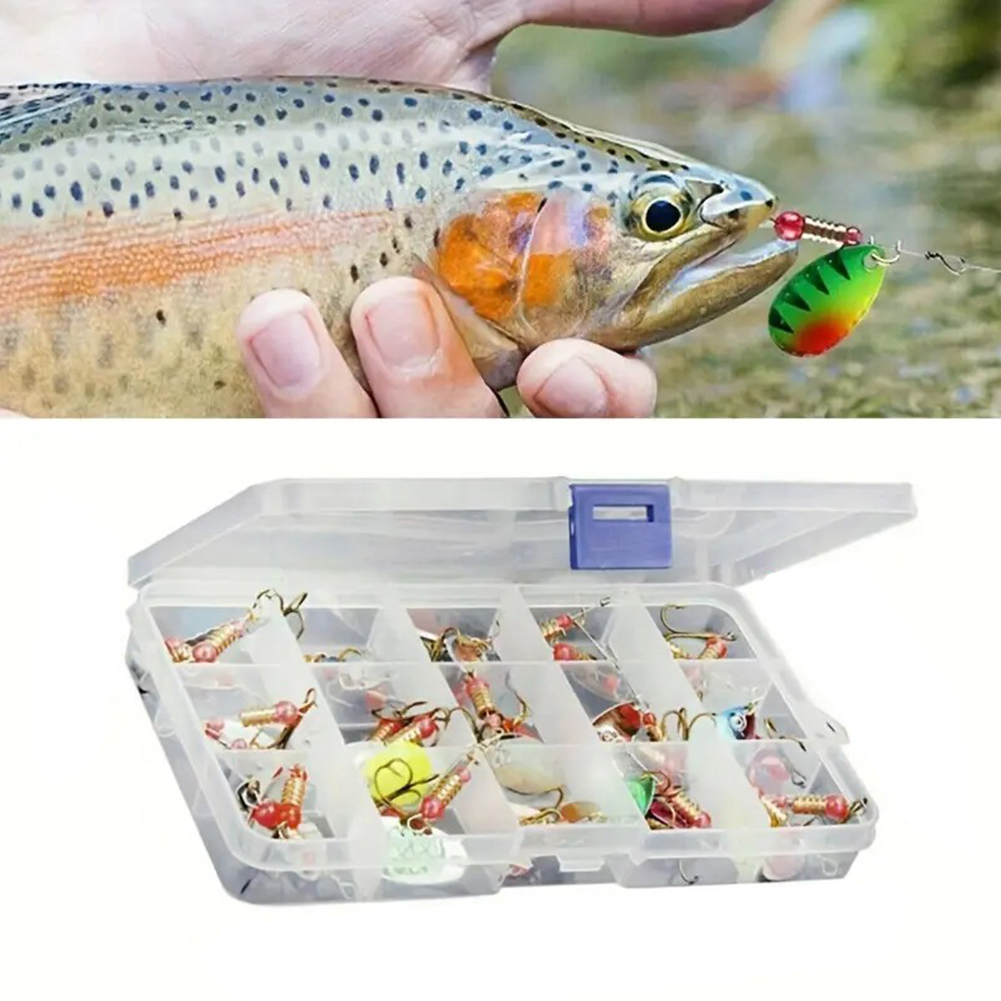 30 señuelos de pesca tipo cuch - Fishing Lure Spinner reseña y precio