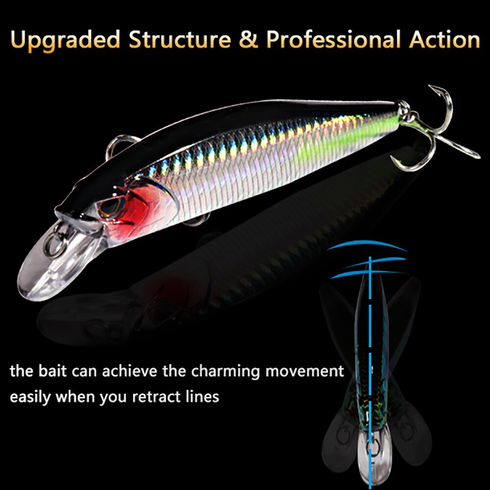Afundando Minnow 19g flotante  - Fishing Lure Jerkbait reseña y precio