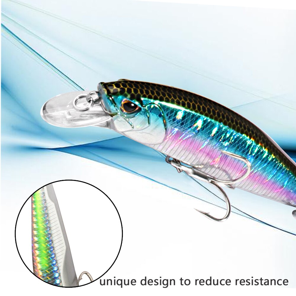 Afundando Minnow 19g flotante  - Fishing Lure Jerkbait reseña y precio
