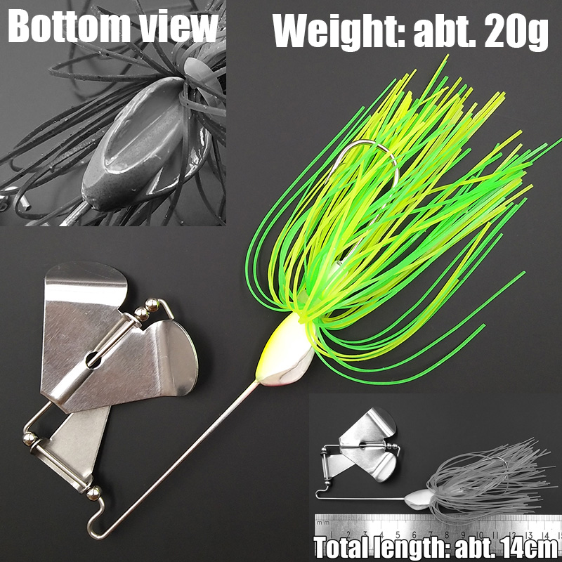 Wusanban Lunker Spinner cebos  - Fishing Lure Blade Bait reseña y precio
