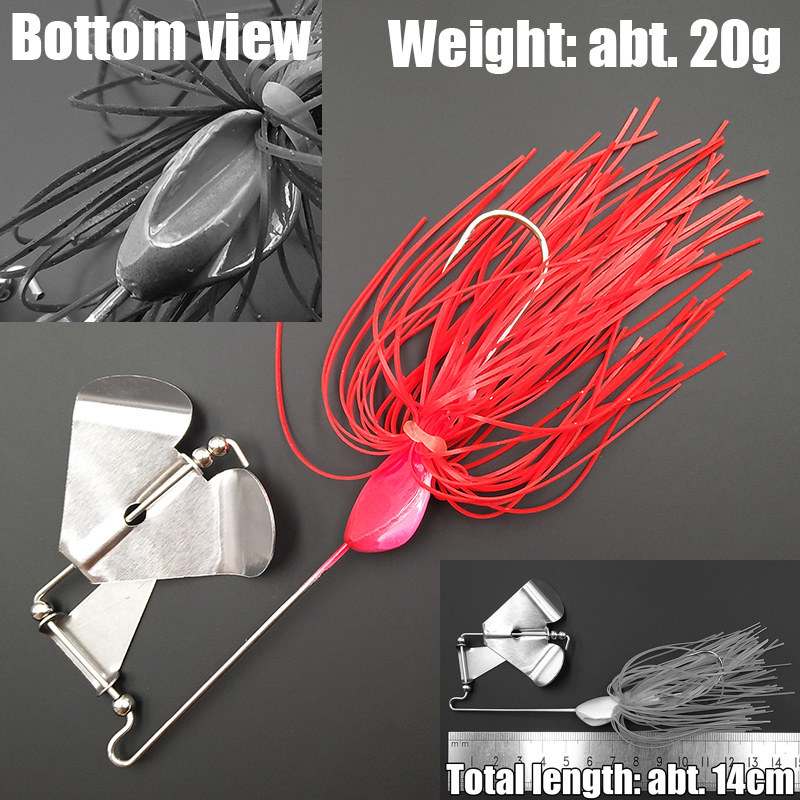 Wusanban Lunker Spinner cebos  - Fishing Lure Blade Bait reseña y precio