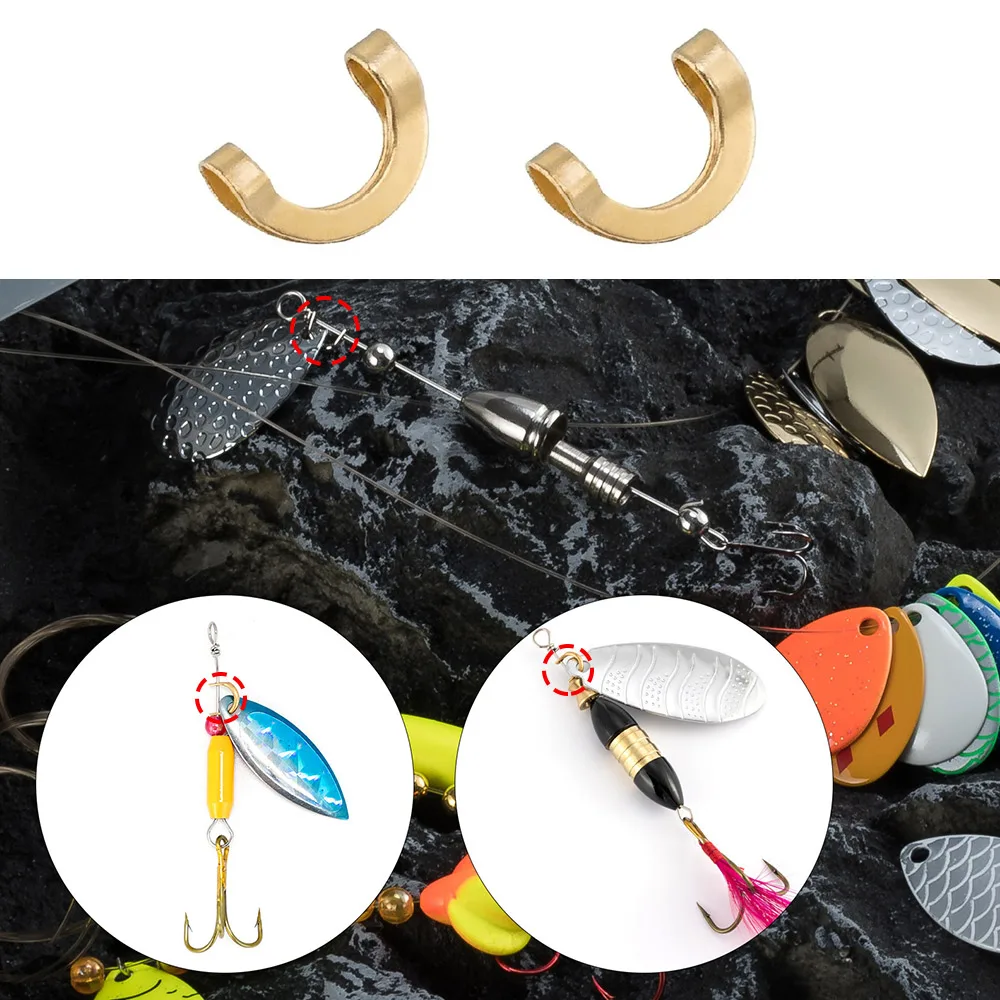 100 Uds. Clips fijos en forma  - Fishing Lure Spinnerbait reseña y precio