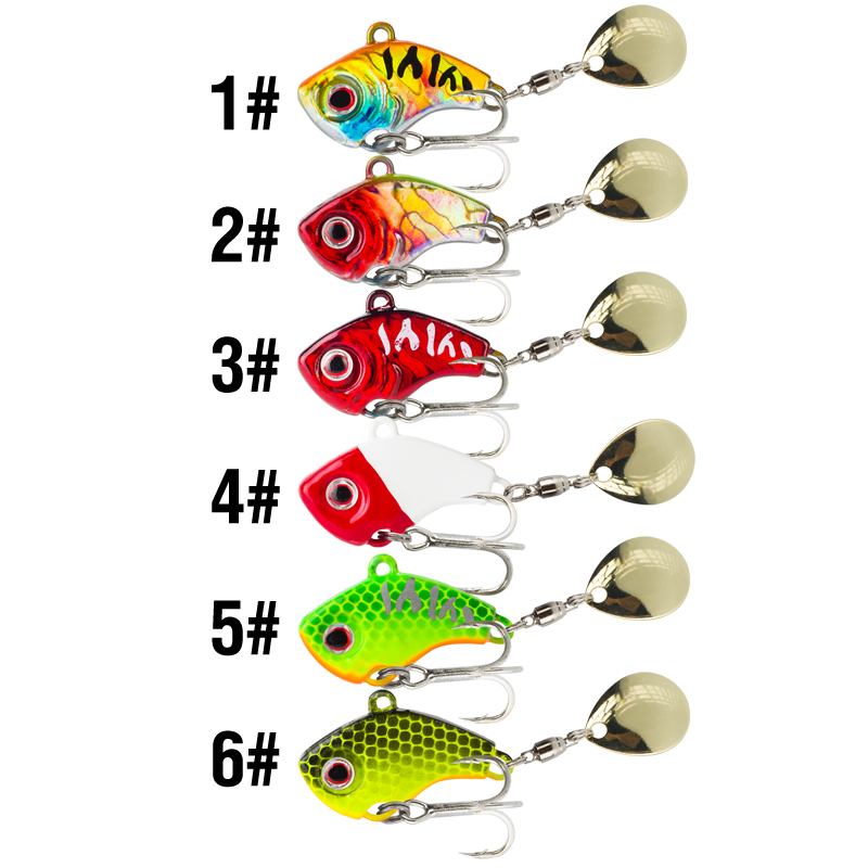 6 señuelos de pesca giratorios - Fishing Lure Spinnerbait reseña y precio