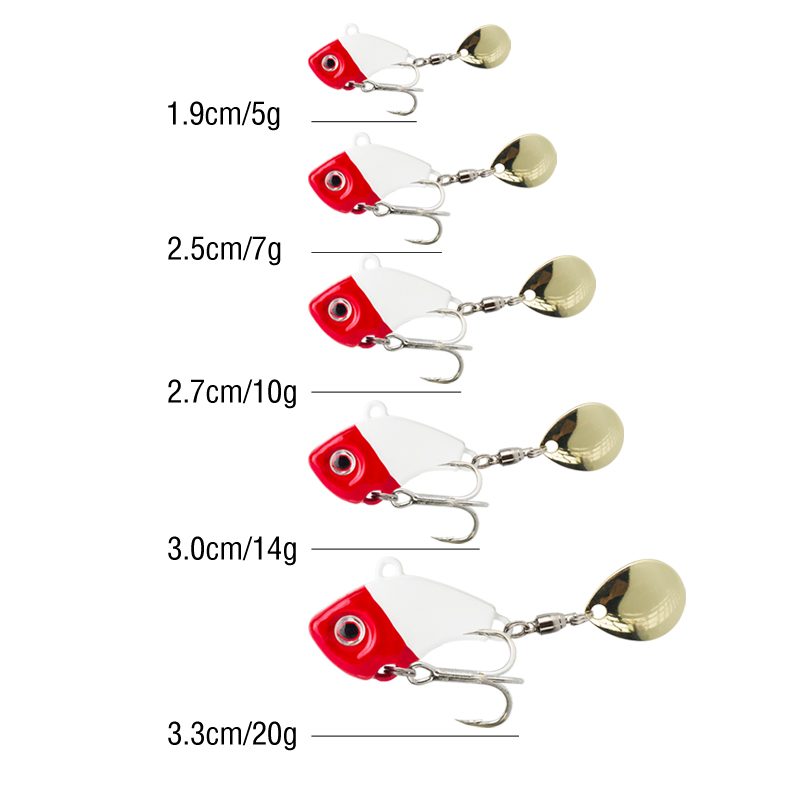 6 señuelos de pesca giratorios - Fishing Lure Spinnerbait reseña y precio