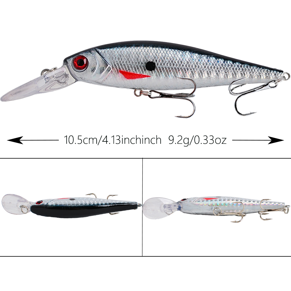 8 señuelos de pesca de 10 cm/9 - Fishing Lure Swimbait reseña y precio