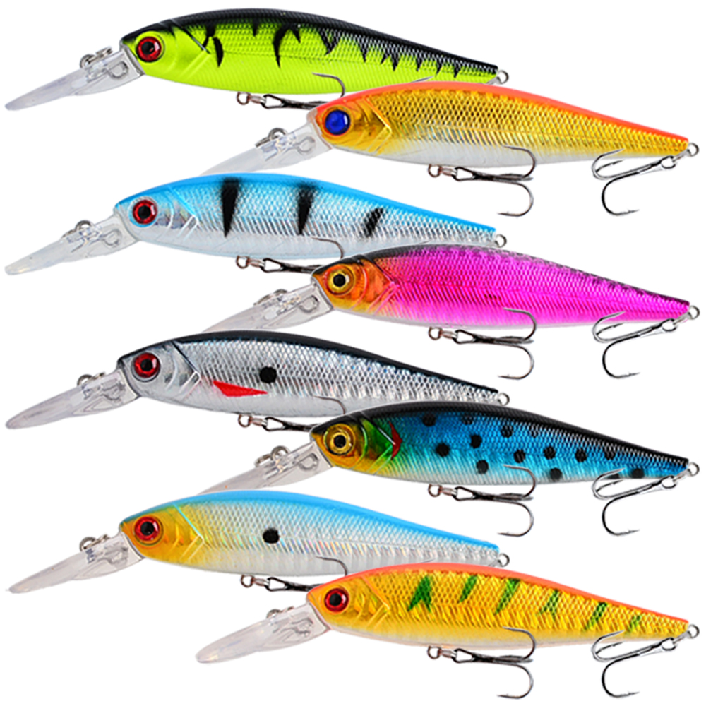8 señuelos de pesca de 10 cm/9 - Fishing Lure Swimbait reseña y precio